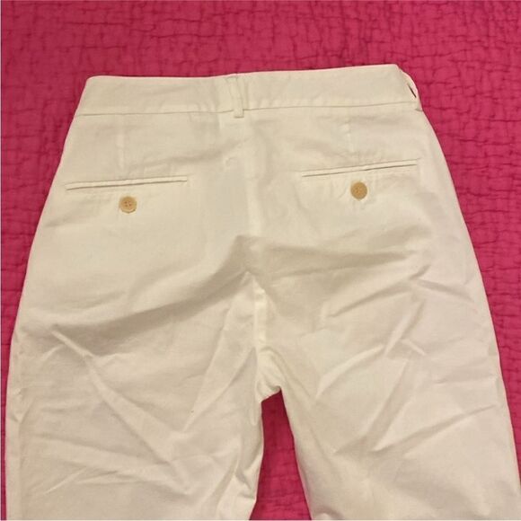 MaxMara White Ankle Cropped cigarette Pants, US6 - Picture 5 of 8